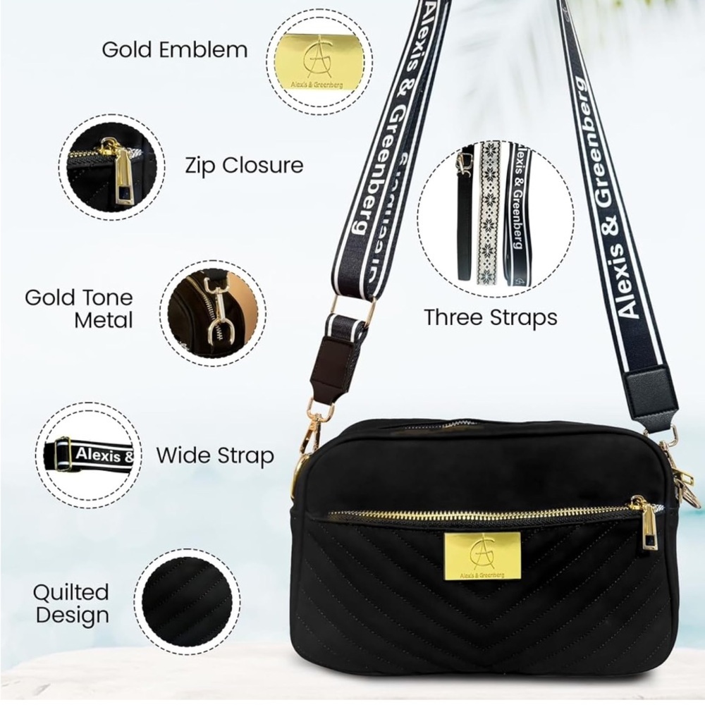 Black Crossbody Bag - Picture 4 of 8